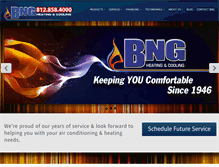 Tablet Screenshot of bngheat.com